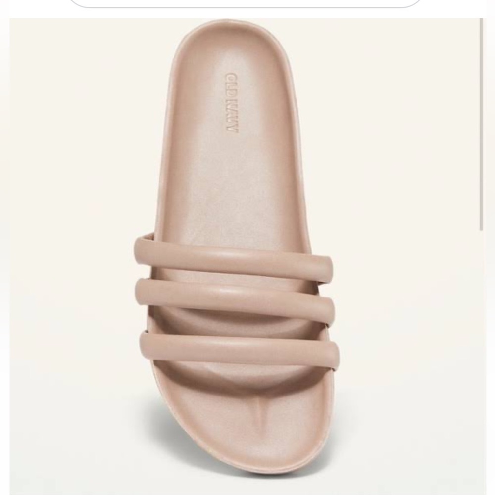 Old Navy taupe nude strap sandals